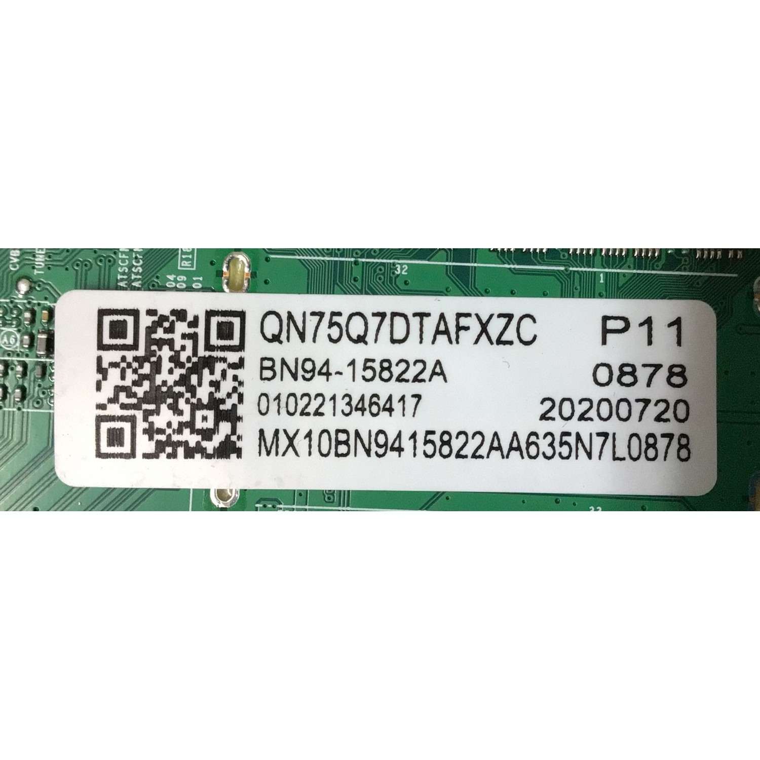 KIT DE TARJETAS PARA TV SAMSUNG MAIN  BN94-15822A / BN41-02749A / BN97-16593C / FUENTE BN44-01064A / L75E8N_TSM / BN4401064A / PANEL CY-RT075FGHV5H / MODELO QN75Q70TAFXZA CF04 / QN75Q70TAFXZA / QN75Q70TAF - Imagen 2